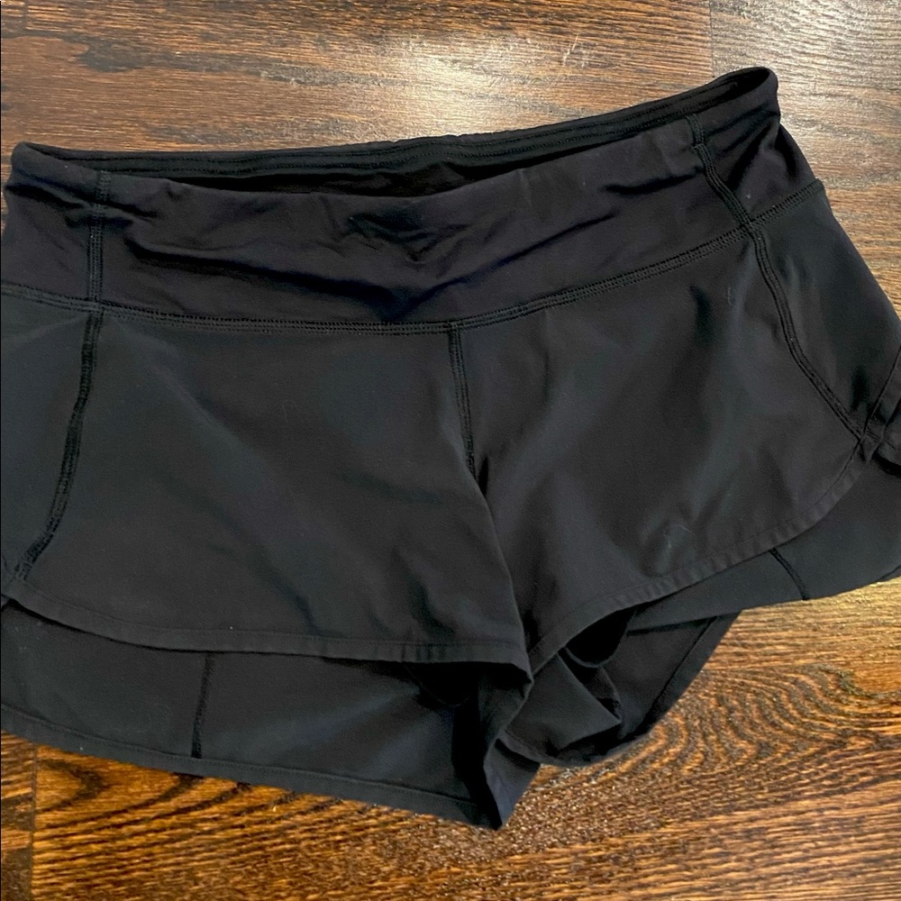 Lululemon Black 2.5” short